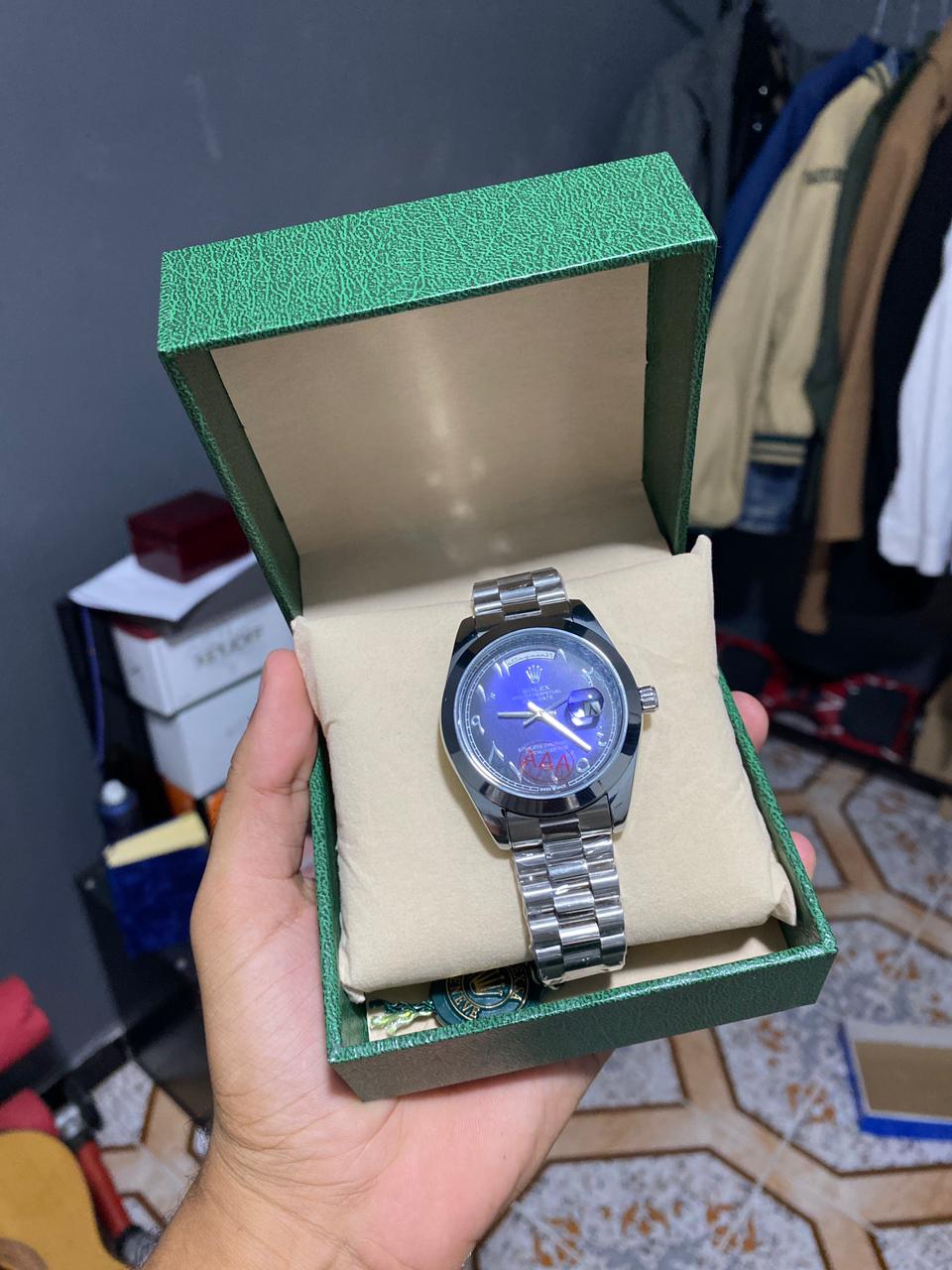 Rolex Arabica GRIS TABLEAU BLEU NUIT